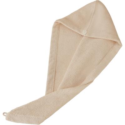 Turban-Handtuch EGERIA "Fresh", beige (ivory), 1 Stk., Frottier, Frottier, Baumwolle, Handtücher, ONE SIZE