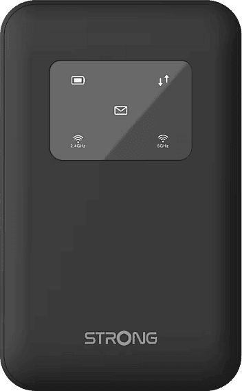 Router - Strong 4G+MIFI900, 300 Mbit/s, MIMO, USB-C, 6h Autonomía, WiFi de Doble Banda, Admite hasta 16 dispositivos, Negro