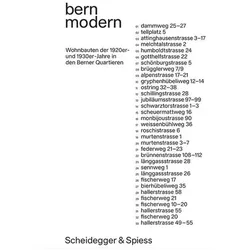 Bern modern, Fachbücher von Dieter Schnell, Ulrich Loock, Yorick Ringeisen, Jakob Gentner, Markus Jakob, Ralph Gentner