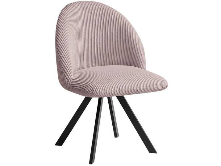BOBOCHIC Stuhl LALIE Stoff rosa