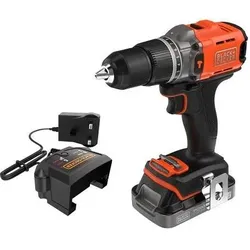 Black & Decker, Bohrmaschine + Akkuschrauber, Black&Decker Akku-Schlagbohrschrauber BCD383D1XC 2Ah 18V (Bohrmaschine, Bohrschrauber, Schlagbohrmaschine, Schlagbohrschrauber, Schrauber)