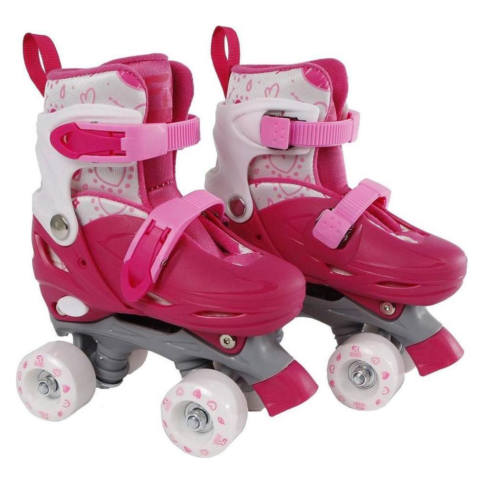 Street Rider Rollschuhe Pink verstellbar, Grösse 31-35 (33) (720360)