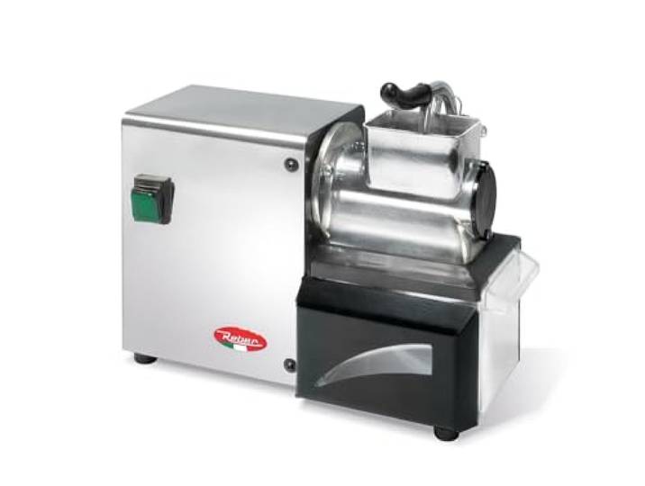 Reber Nr. 10053N – Elektrische Reibe, Aluminium und Stahl, 200 W, Schwarz/Grau