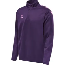 hummel Core XK Poly 1/2-Zip Trainings-Top Herren acai L
