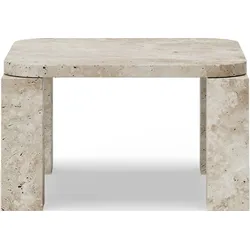 Atlas Couchtisch 60 cm, travertin