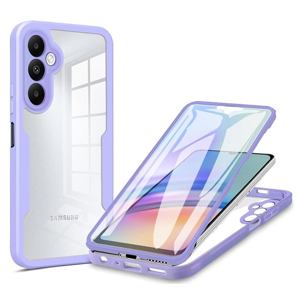 Techsuit - ColorVerse 360 Series + Screen Protector - Samsung Galaxy A15 4G / A15 5G - Purple (Samsung Galaxy A15 5G) (56350645)