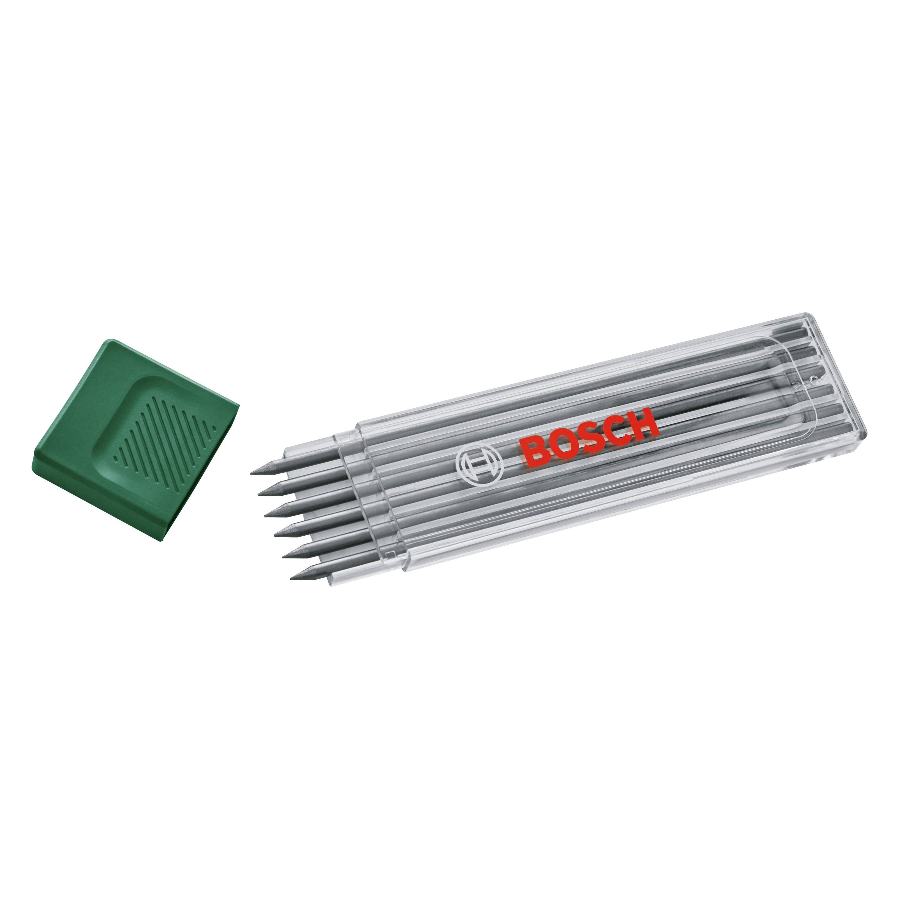 Bosch Professional Bleistiftminen, 1600A032UU, HB 2,8 mm, 6 Stück (17.50 cm) (1600A032UU)