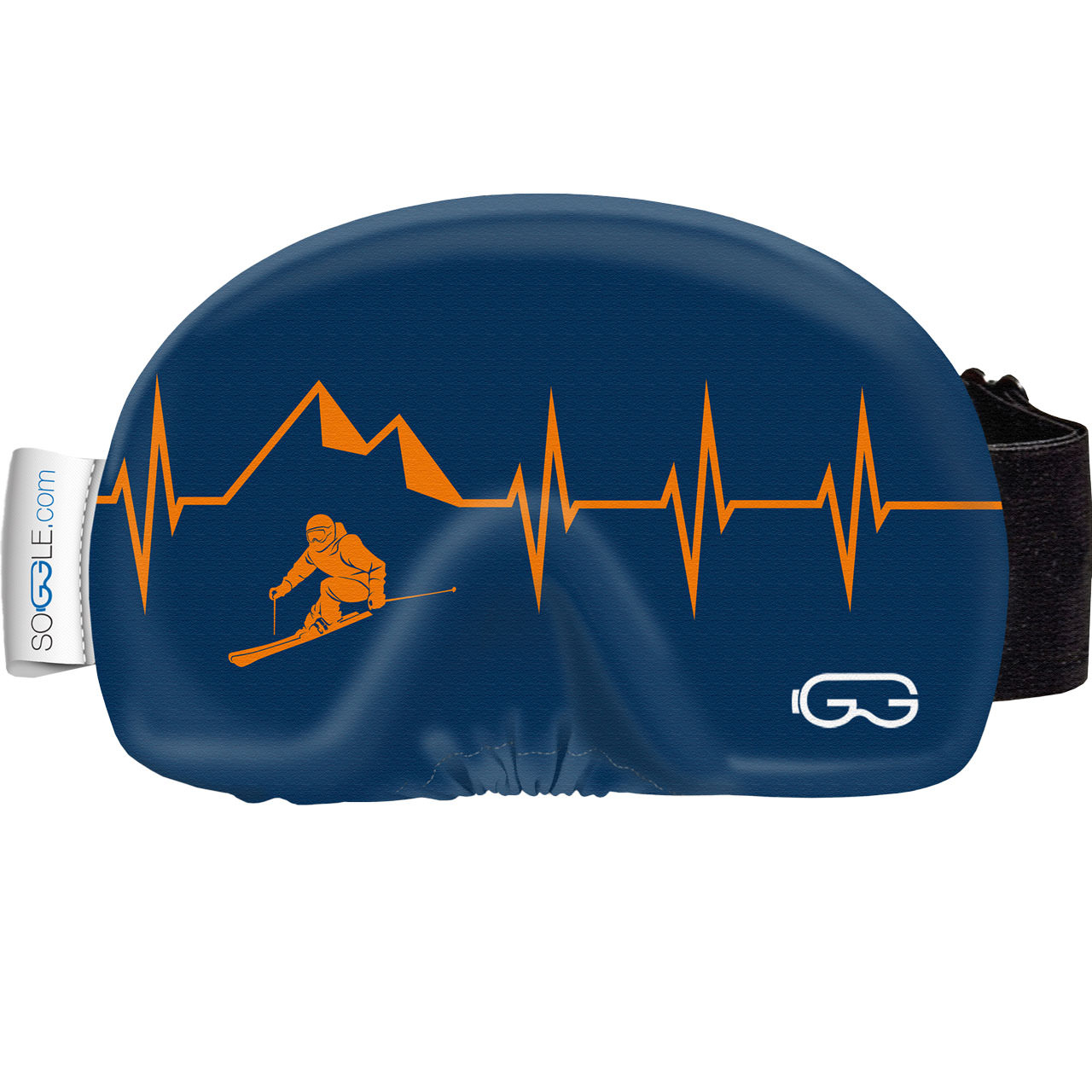 Soggle Heartbeat Skier blue/orange