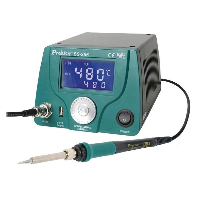 Prokits LCD Smart Soldering Station - Adjustable Temperature - 60W Soldering Iron (Lötstation) (SS-256B)