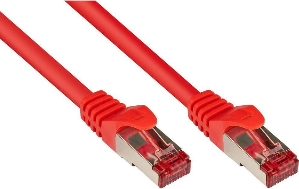 ALCASA netwerkkabel CAT6 S/FTP, 0,25 meter, rood, 250 MHz