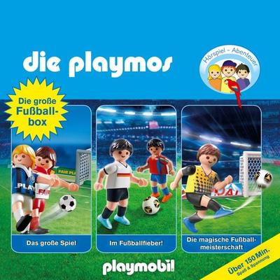 Die Playmos - Das Original Playmobil Hörspiel, Die grosse Fussball-Box, Folgen 7, 51, 60 - Simon X.Rost,David Bredel,Florian Fickel, Audio,