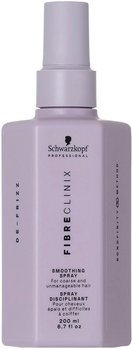 200ml Schwarzkopf Professional FIBRE CLINIX De-Frizz Smoothing Spray