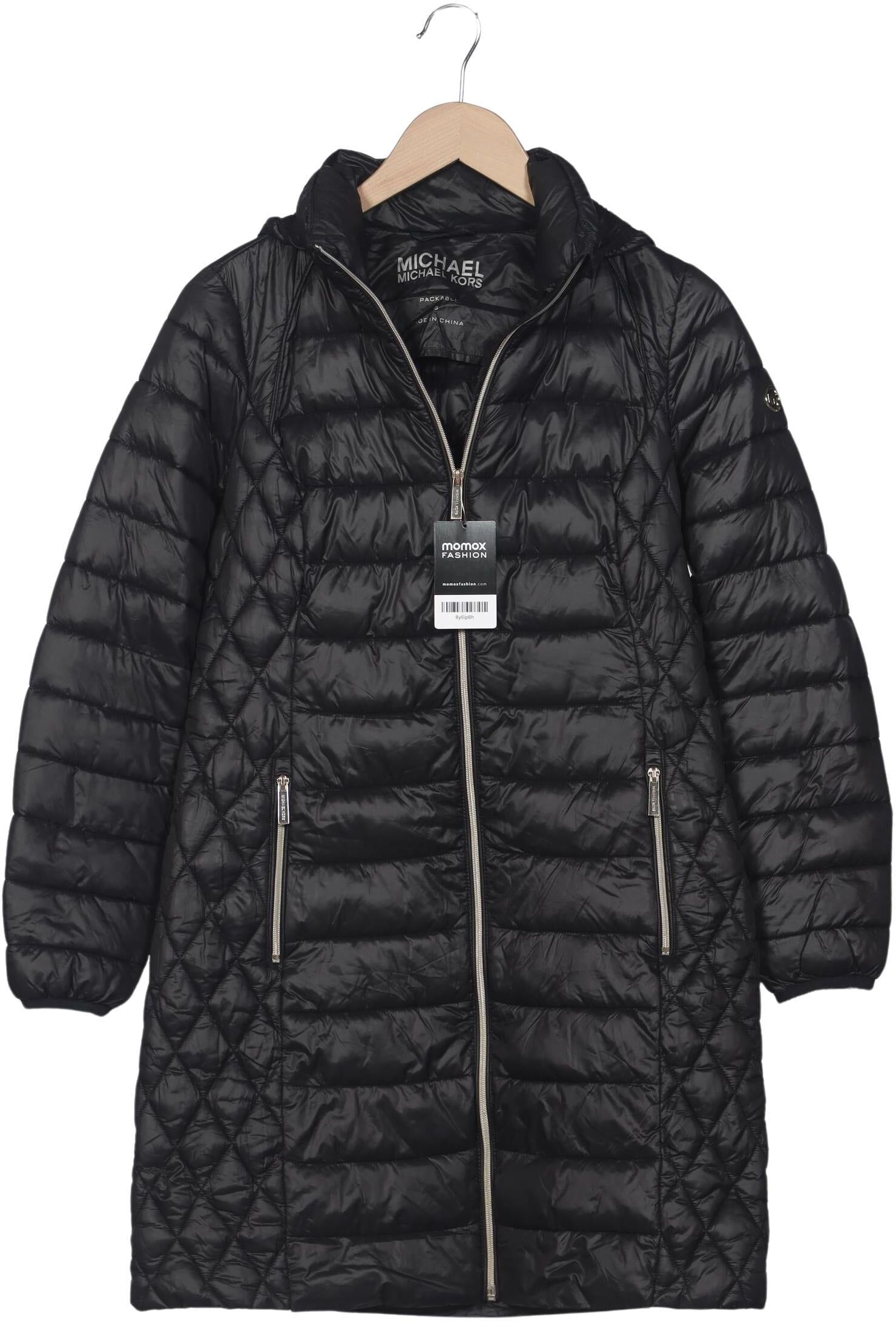 Michael Michael Kors Damen Mantel, Schwarz, Gr. S, Synthetik - Second Hand