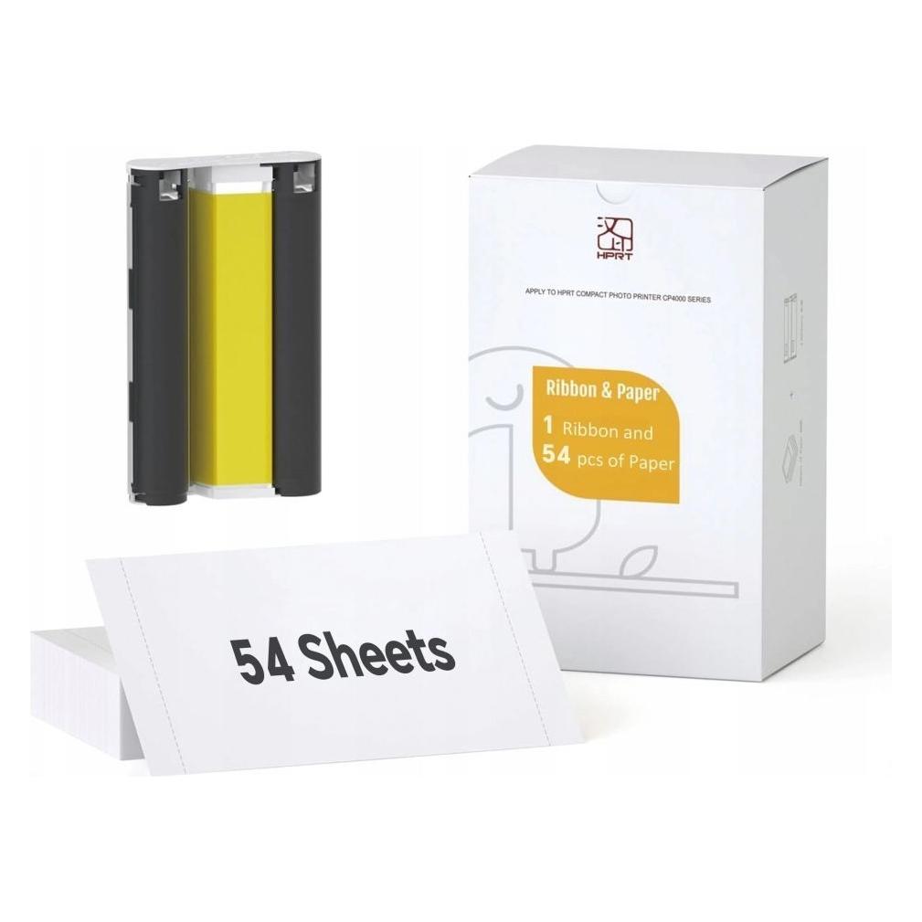 HANIN papier 3PASS AP-54 10x15 cm do drukarki CP4100 - 54 zdjęcia (260 g/m², 10 x 15 cm, 54 Stk.) (SB11110)