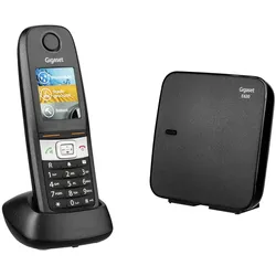 Gigaset E630 - Schnurlostelefon mit Rufnummernanzeige - DECT\GAP - Schwarz