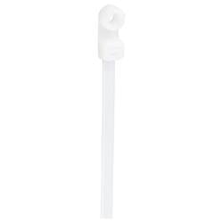TRU COMPONENTS TC-12814164 Kabelbinder 370 mm 4.8 mm Natur mit Schraubsockel, chemische Beständigkeit 100 St.