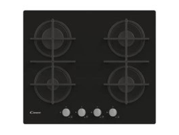 Table de cuisson au gaz - CANDY - CVG6B - Verre trempé - 4 feux - Noir