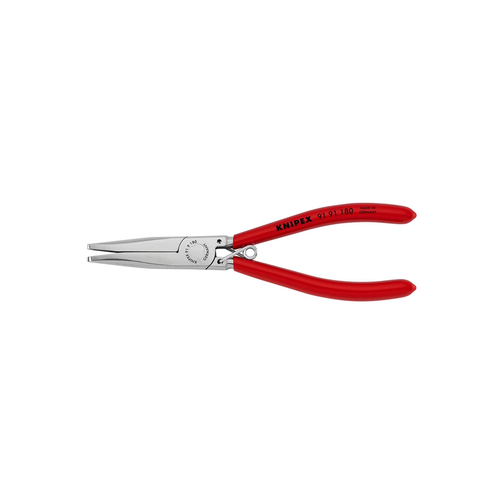 KNIPEX 91 91 180 Polsterklammerzange mit Kunststoff überzogen spiegelpoliert 180 mm)