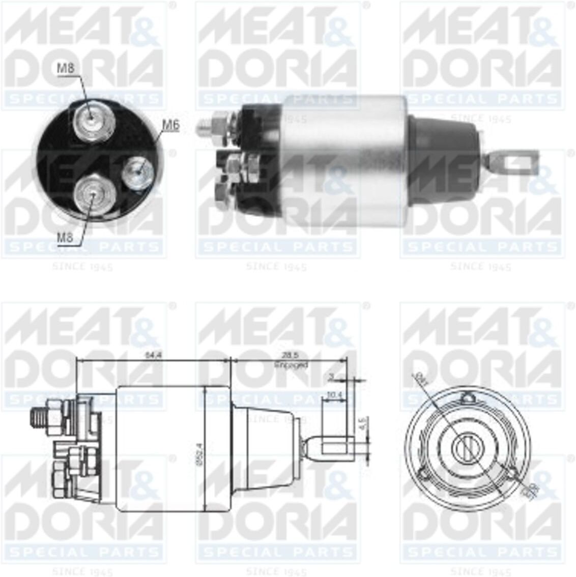 Embrayage à roue libre, démarreur Meat & Doria 46313