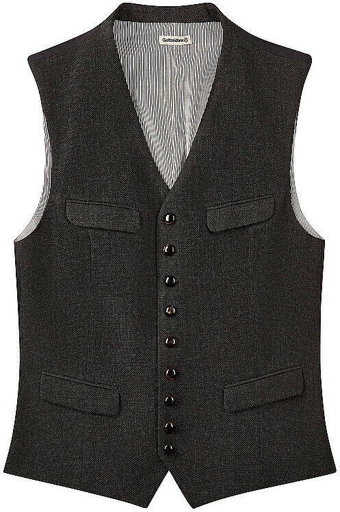 GOTTSEIDANK Trachtengilet PIUS grau   48 48