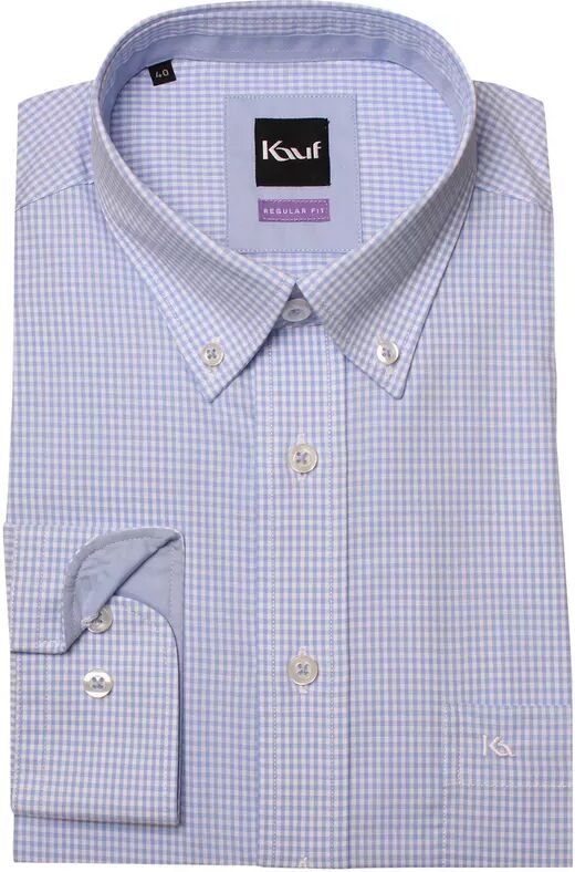 Kauf - Hemd, Regular Fit, langarm, für Herren, Blau, Größe 44