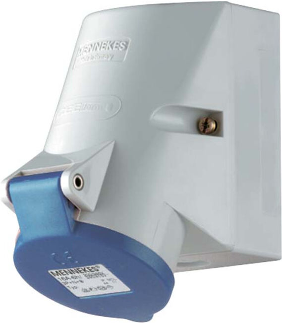 Mennekes Wanddose TwinContact 16A, 3p, 6h, 230V, IP44 1720)