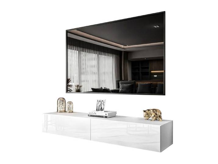 Lookway Lowboard COLETTE 175 cm Hängeschrank RTV mit LED Beleuchtung, 175x29,5x40 cm