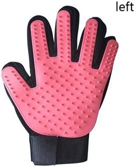 Uplifted Finds Zen Touch Silicone Grooming & Massage Glove pink Left