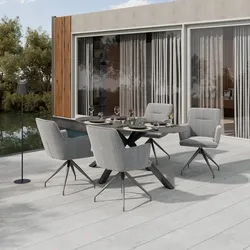 Gartentisch Bari Anthrazit ca. 200x100x75cm