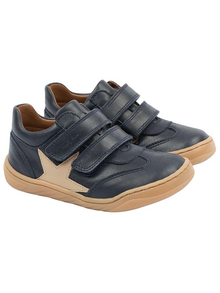 POM POM Leder-Barfußschuhe in Dunkelblau - 26