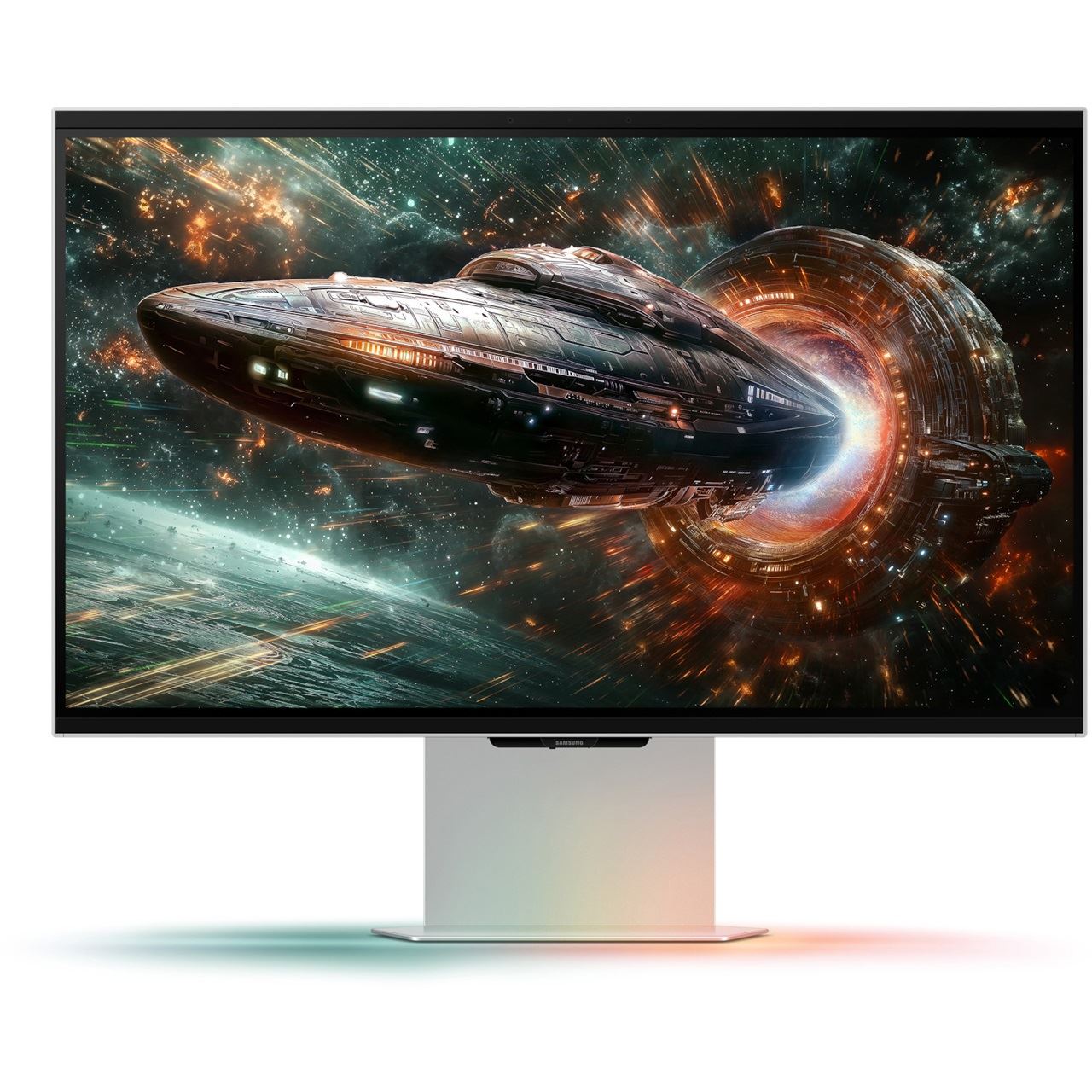 27" (68,58cm) Samsung Odyssey 3D G90XF silber 3840x2160 1xDisplayPort 1.4 / 2x HDMI 2.1