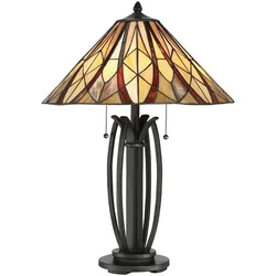 Elstead Lighting Victory Tischleuchte 2-flammig E27 Valiant Bronze
