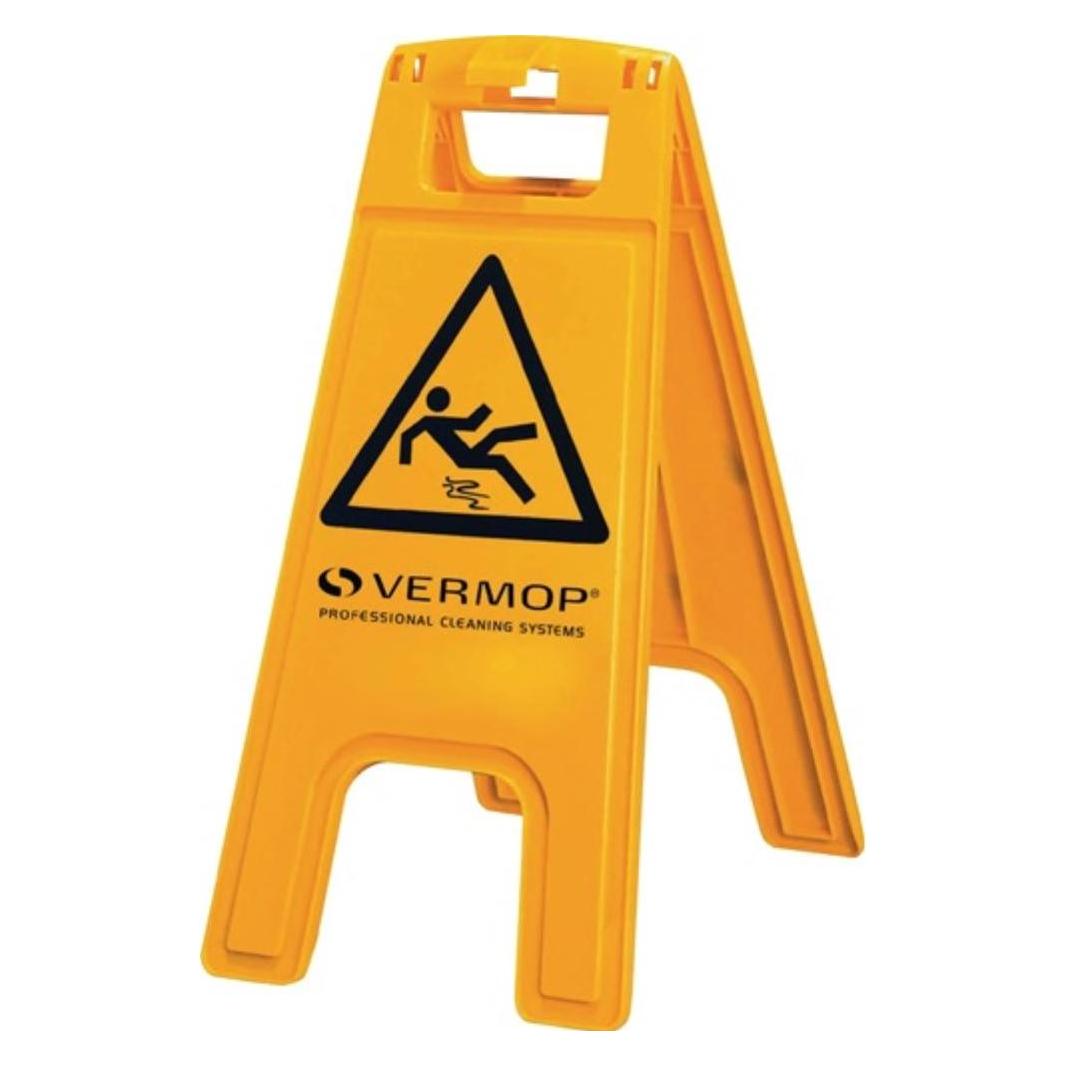 Vermop Warnschild Achtung Rutschgefahr B 280xH 580mm gelb/schwarz (22945297)