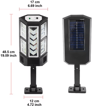 Inspire Curations 720LED Solar Motion Sensor Street Light 3 Mode Outdoor Security Lamp 147 Led