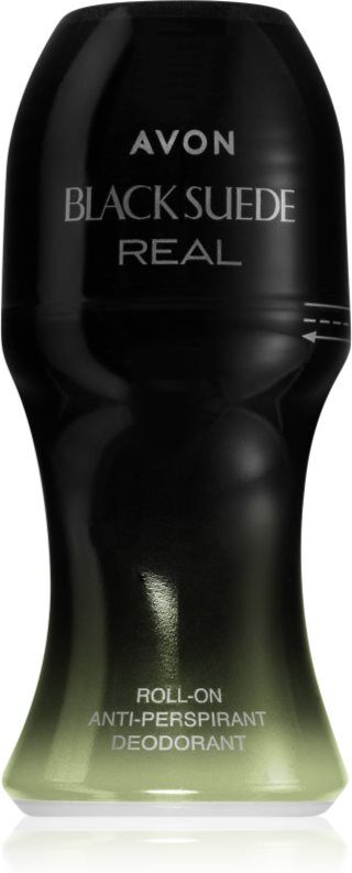 Avon Black Suede Real Roll-On Deodorant for men 50 ml