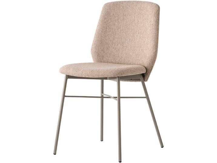 CONNUBIA Schalenstuhl 2er-Set Sibilla Soft schlamm Metall B 56 cm