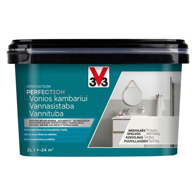V33 Paint Bathroom Perf Cotton Color 2l (2000 ml) (33036097)