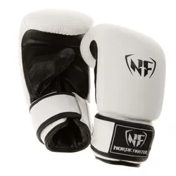Nordic Fighter Bag Gloves Sandsack Handschuhe Weiß Leder Groß