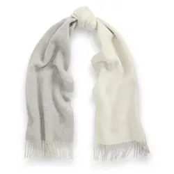 Polo Ralph Lauren für Damen. 455954371002 Wollschal mit Fransen, cremeweiß (OSFA), Lässig, Wolle