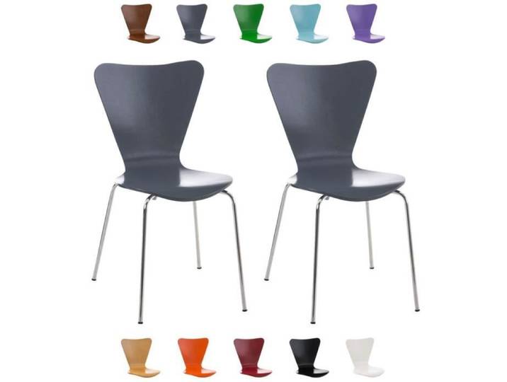 -CLP-Lot de 2 chaises empilables Calisto-Array