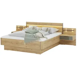 Woodford Bettanlage  Miri , holzfarben , Maße (cm): B: 309 H: 97
