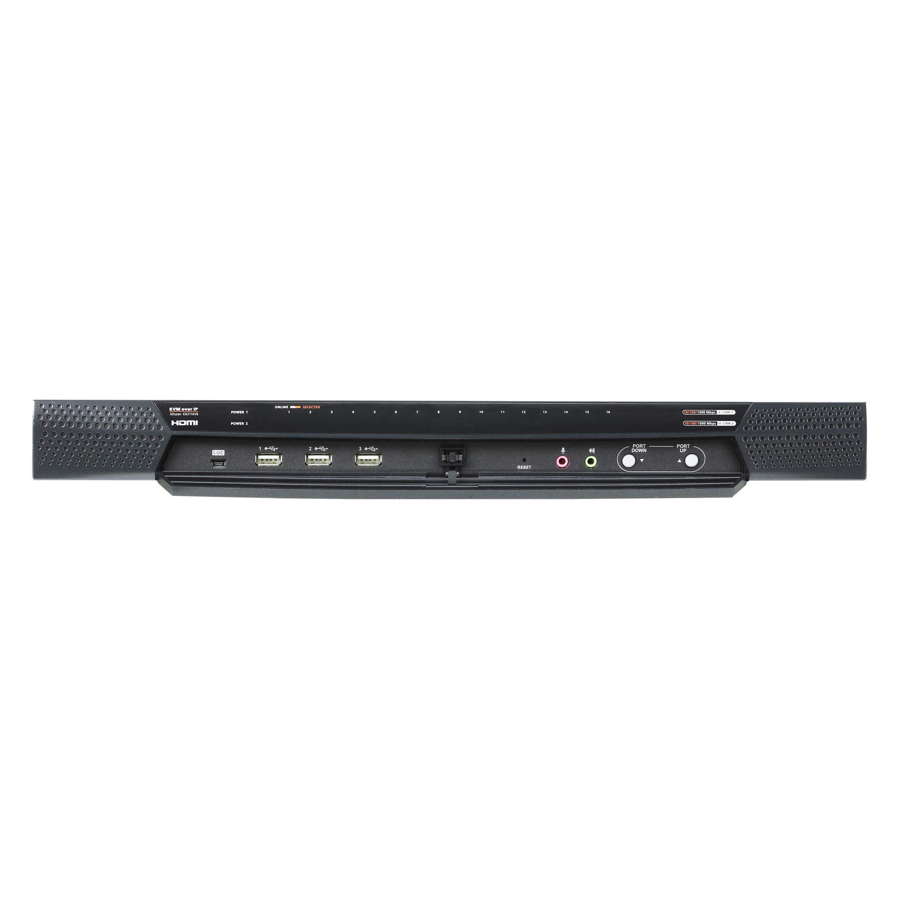 Aten KVM IP Switch 16-Port Cat 5 1 Local und 2 Rem (KN2116VB-AX-G)