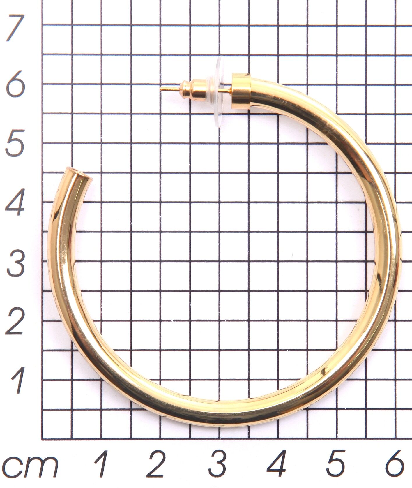 Paar Creolen FIRETTI "Ohrschmuck basic gross", gold (gelbgoldfarben), Ohrringe, Damen, 60mm, Metall, Paar Creolen gelbgoldfarben 60mm, Metall
