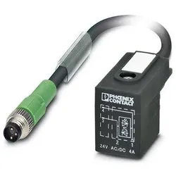 Phoenix Contact 1237141 Sensor-/Aktor-Kabel SAC-2P-M8MS/7, 0-PUR/BI-1L-Z180 SAC2PM8MS70PURBI1LZ180