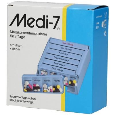 Medi 7 Medikamentendos.f.7 Tage blau 1 St Dose