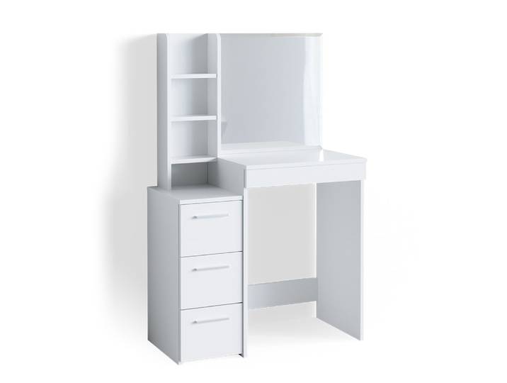 Coiffeuse avec miroir blanc 80x127.4cm