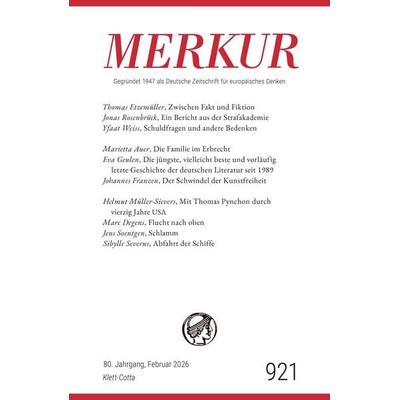 MERKUR 2/2026, Jg.80, Taschenbuch von , Klett Cotta, 978-3-608-97719-6