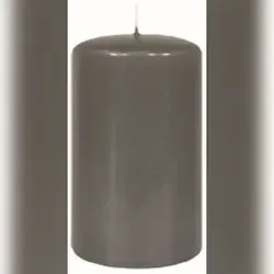 Kopschitz Kerzen Kerzen Stumpenkerzen Grau, 100 x 100 mm, 4 Stück