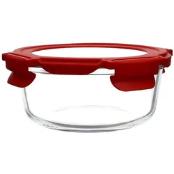 Menastyl - Hermetische runde Kristalldose 930ml Glas Mit Deckel