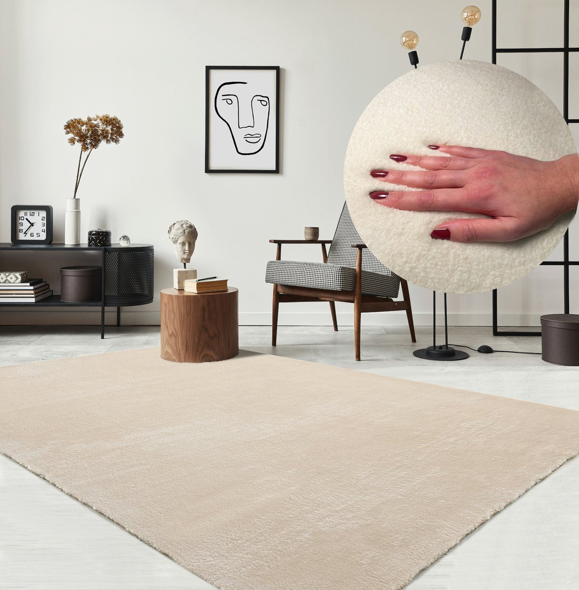 the carpet Relax Vloerkleed Beige, 300 x 400 cm